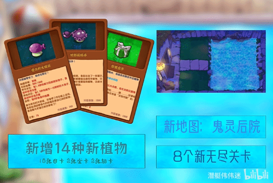 《植物大战僵尸杂交版》2.3震撼更新：14种新植物强势来袭！6