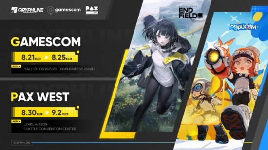 鹰角携《明日方舟：终末地》等力作亮相科隆与PAX West，试玩盛宴即将开启！1