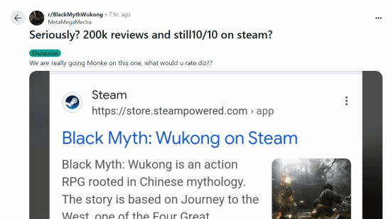 《黑神話》Steam高分，展現(xiàn)中國(guó)文化深度