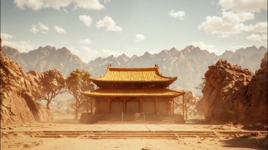 玩家用AI重現(xiàn)《黑神話(huà)：悟空》風(fēng)格古建筑