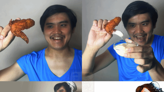 泰國低成本小哥創(chuàng)意COS《街頭霸王》，還有吃道具環(huán)節(jié)